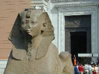 Sphinx vor dem gyptischen Museum