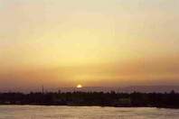 Sonnenuntergang in Luxor